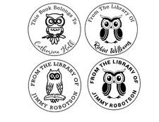 Custom Personalized Round Embosser-From The Library of Custom Embosser-Embosser