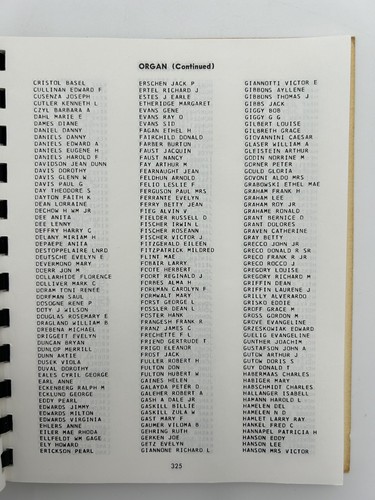 Chicago Federation of Musicians Members List August 1965 Local No. 10 A.F. of M. - Picture 12 of 14