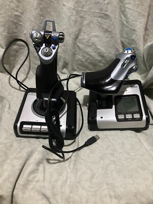 Saitek x52 Flight Control System Joystick and Throttle - With Connecting Cable