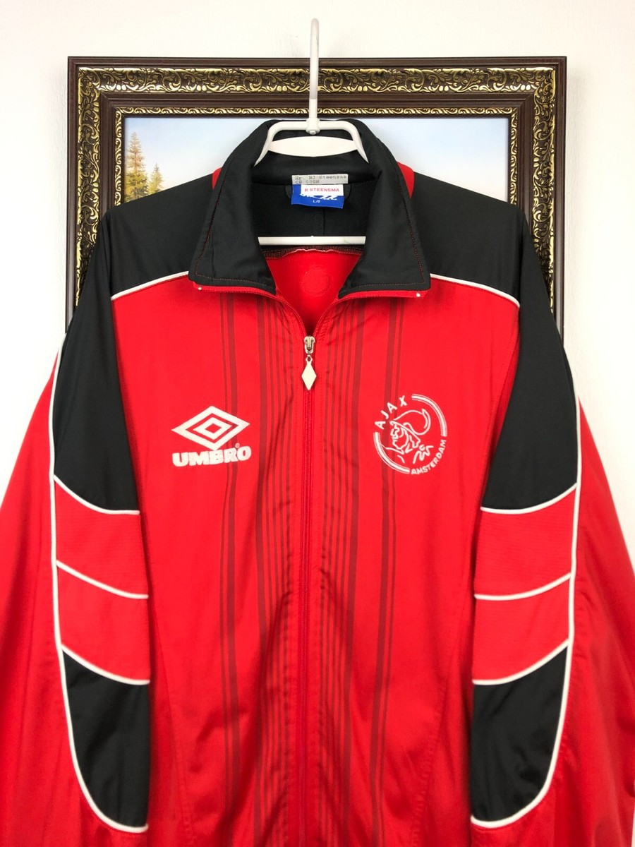 その他 90S Ajax Amsterdam nylon jacket UMBRO XL Vintage Ajax Amsterdam 1994-95 Umbro Training Jacket Soccer