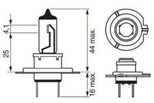 Bosch 1 987 301 431 Kfz-Glühlampe für HYUNDAI JAGUAR