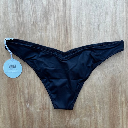 TORI PRAVER SPENCER BOTTOM Women’s Black Lined Bikini Bottoms sz L NWT - Picture 2 of 5