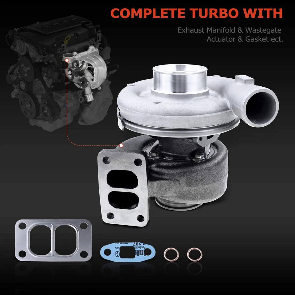 Turbocompresor para Dodge D250 D350 W250 W350 1989-1990 L6 5,9 L 6BT 3526739 Foto 2 de 4
