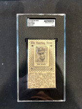 1936 Sporting News graded Authentic Earl Averill HOF