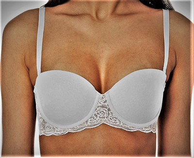 Maidenform Love the Lift Balconette Push Up Bra 40D, DM9905 White