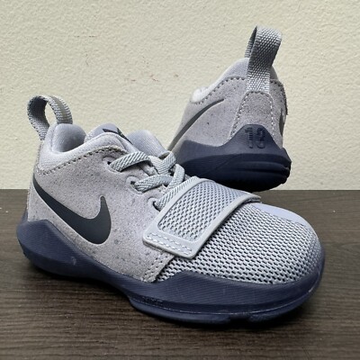 Nike PG 1 Toddler's Shoes Size 5C Grey Blue 881937-044 Kids Paul George