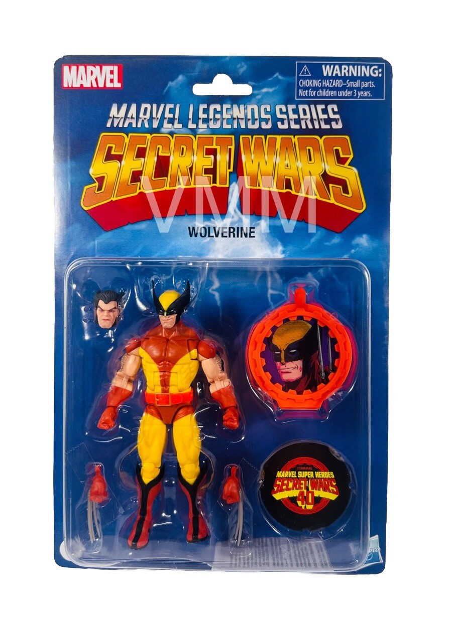 Hasbro Marvel Legends Secret Wars Collection Wolverine Retro Figure Logan 2024