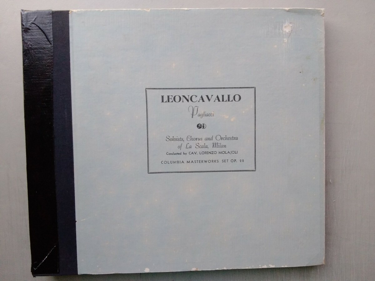 PAGLIACCI Ruggero Leoncavallo 新品 Pagliacci Libretto (Italian and English Edition