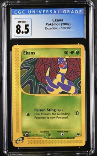 Ekans graded CGC 8.5 for sale on eBay