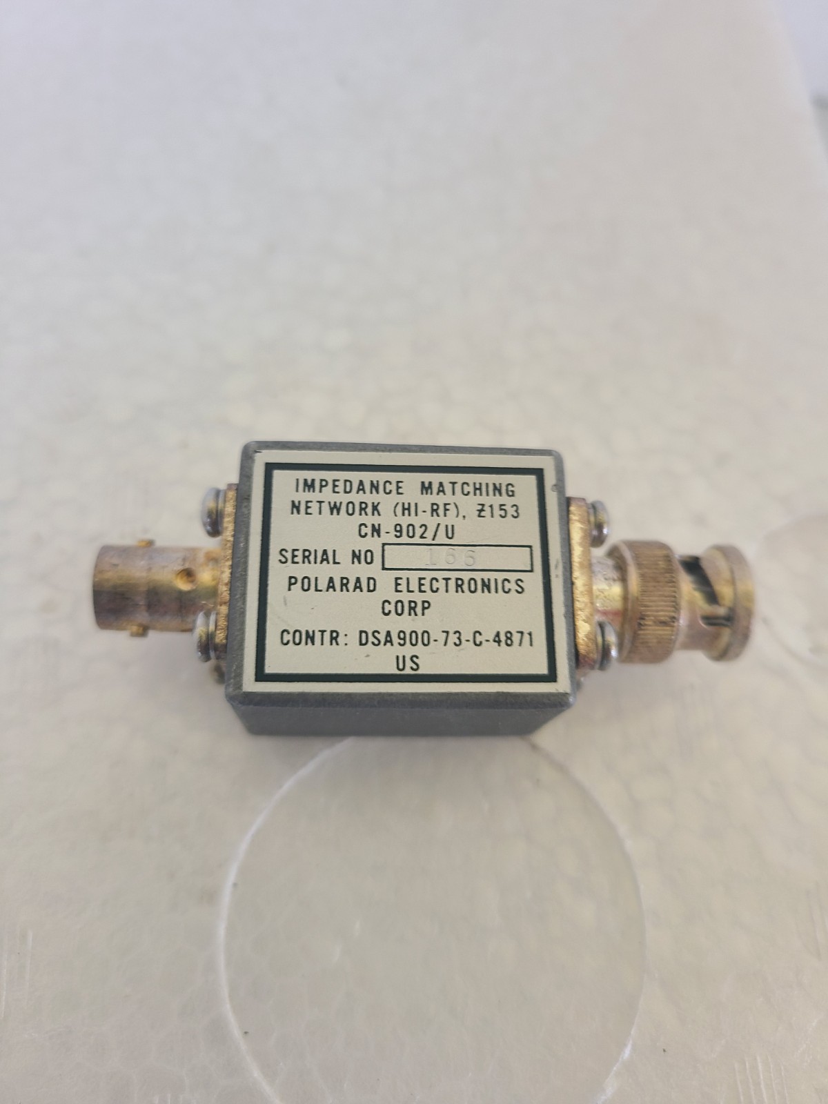 Polarad CN-902/U Impedance Matching Network Hi-RF Ƶ153, NOS, Open Box Condition
