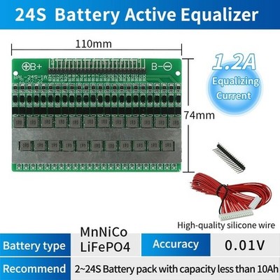 SUNKKO BAL-24S-1A     Balancer 2-24S Equalizer for Ternary Iron Li *yt