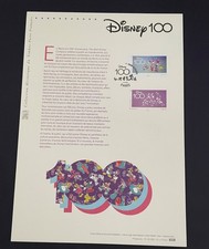 Document philatelique Disney 2023
