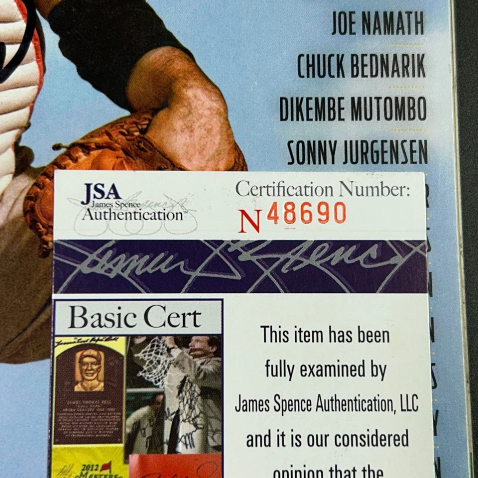 Revista Yogi Berra Autografiada Firmada Sports Illustrated Yankees Salón de la fama JSA Foto 4 de 4