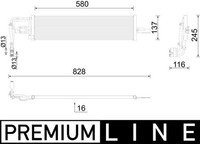 ÖLküHler Automatikgetriebe Premium Line Mahle CLC 290 000P FüR Opel Astra B16