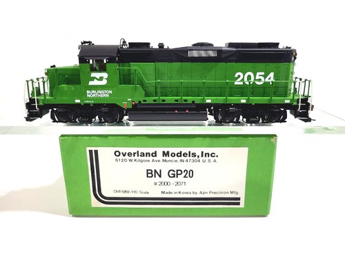 Overland OMI BN EMD GP20 Burlington Northern #2054 HO Latón Modelo #5959 CP | Zustand: Used