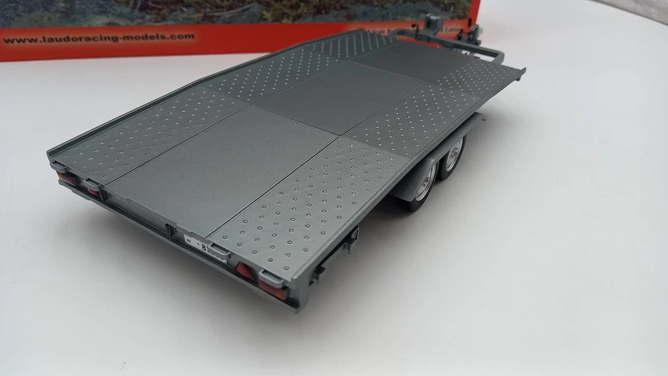  LM111A Laudoracing trailer Ellebi LBA 1950 1/18 - Immagine 3 di 4