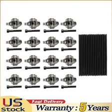 Fits Chevy Gmc Ls 4.8l 5.3l 5.7l 6.0l 6.2l 16x Roller Rocker Arms Pushrods Set