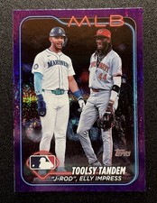 2024 Topps Update - Julio Rodriguez, Elly De La Cruz US238 Purple Halo Foil /799