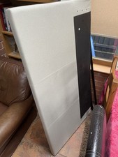 End Lift Ottoman Gas Lift Storage Bed 135CM 4ft 6 Double Fabric Natural