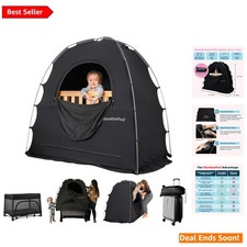Blackout Sleep Tent for Babies Toddlers - Travel Essential Crib Cover