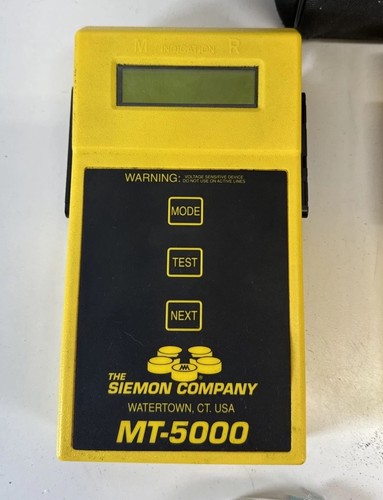 Siemon Multitest MT-5000 Cable Tester 1 to 25-Pair With Case Untested? Read - Afbeelding 2 van 9