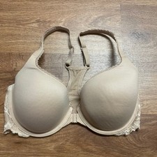 Victorias Secret Racerback Demi Body by Victoria Nude Beige Bra Womens Size 32DD