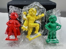 1980s RARE Kellogg's Rice Krispies Cereal Snap Krackle Pop Figures MIP Original