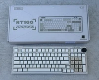 Epomaker RT100 Retro Tri-Mode Mechanical Keyboard Silent Switch EXCELLENT CIB
