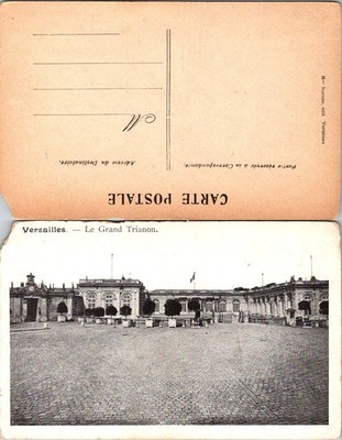 Versailles Le Grand Trianon Vintage Postcard French Unposted Black White Photo