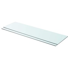 1/2x Shelves Panel Glass Clear Sheet Shelf Panel Ledge Multi Sizes vidaXL