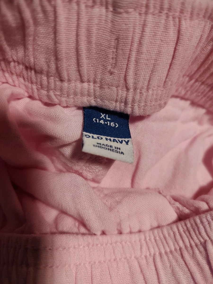 Pantalones rosas Old Navy, para niñas, XL