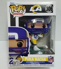 PUKA NACUA Los Angeles Rams Funko Pop! NFL #306 Collectible Figure NEW BOX WEAR
