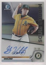 2020 Bowman Hidden Finds Chrome Auto 18/99 Gus Varland #HFA-GV Auto s3g