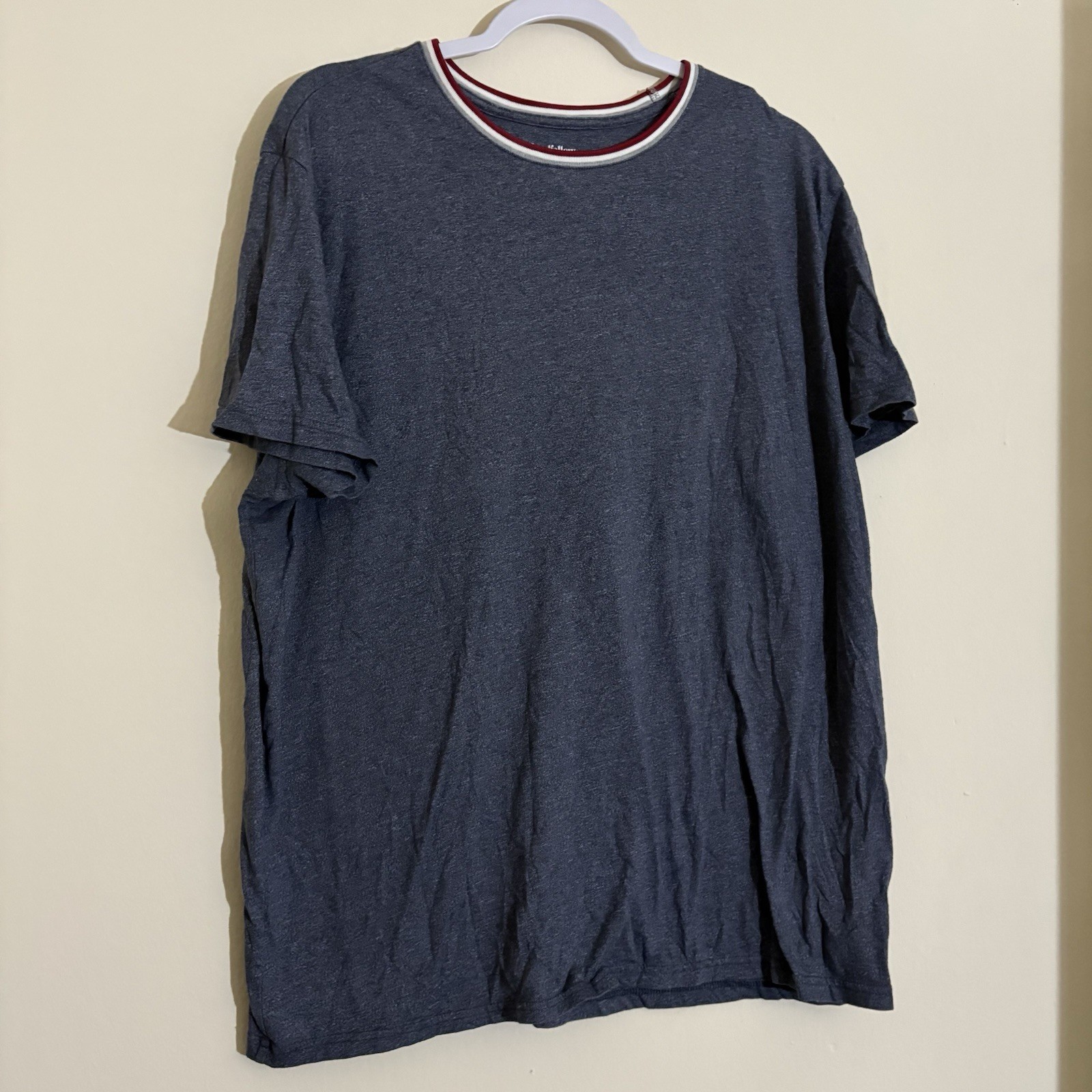 Classic Gray Goodfellow & Co Men's XL T-Shirt with Accent Neckline