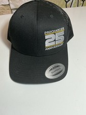 Yupoong Procharger 25 Anniversary Black Mesh Snapback Trucker Procharger 250 Yupoong Procharger 25 Anniversary Black Mesh Snapback Trucker Procharger 250