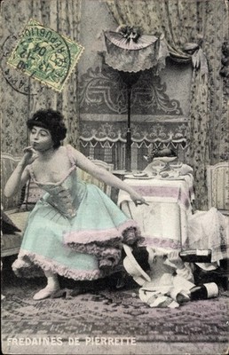 Ak Fredaines de Pierrette, Theaterszene - 3801806