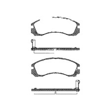 Plaquette de frein Mitsubishi 3000