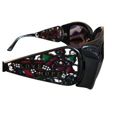 Ed Hardy Butterfly Plastic Frame Sunglasses for Women for  display picture 3