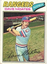 1977 Topps Dave Moates 588  Rangers Read Desc To Ship