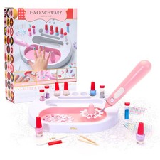 FAO Schwarz Glitz Glam Nail Studio Custom Press-On Nail Kit for Girls
