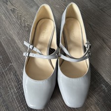 SCARPE DA DONNA NOVE WEST GRIGIO VERNICE comprate negli USA taglia 5 UK 7,5 US