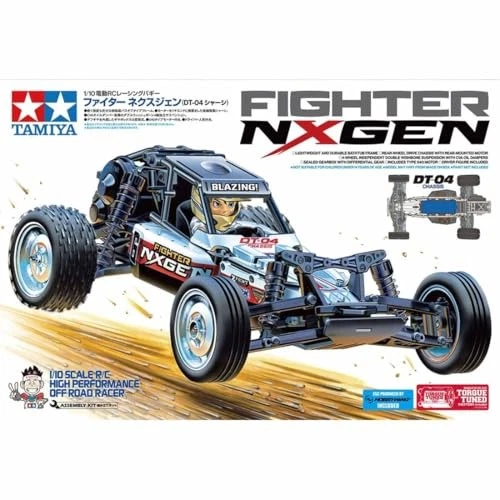 TAMIYA Fighter NXGEN DT-04 1/10 RC Buggy Kit 2WD Off Road 58741 New Y867556
