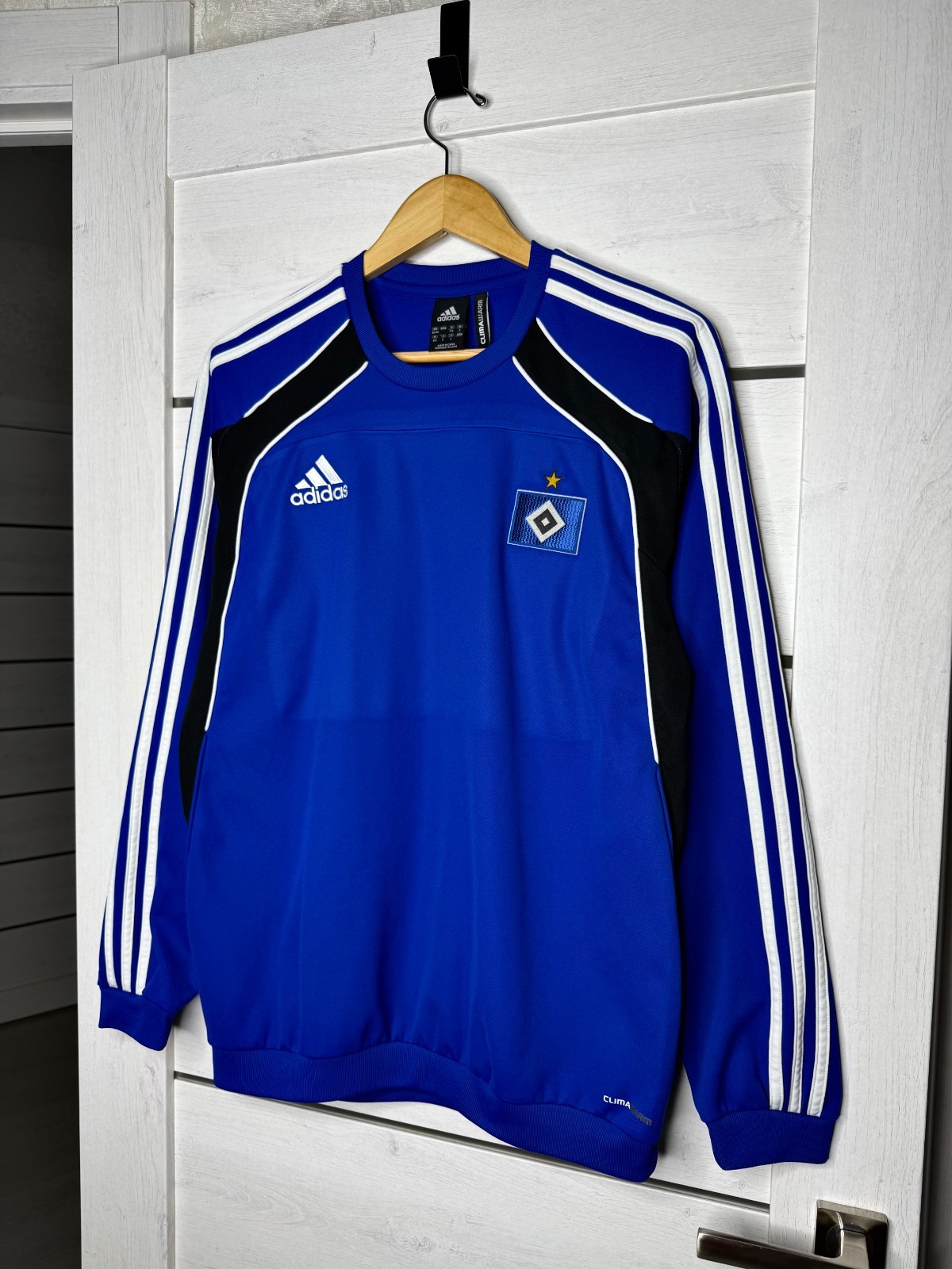 Adidas Hamburger SV 2010-2011 Training Sweatshirt Blue Men's Size L HSV Vintage thumbnail 4