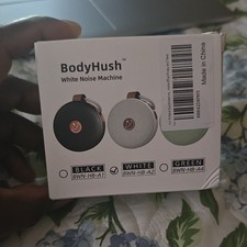 BodyHush White Noise Machine White Color Sleep Aid Sound Generator