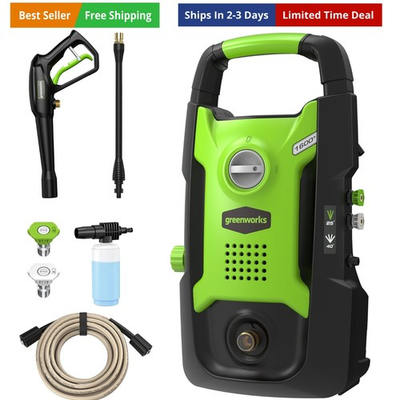 #ad #ad Compact Electric Pressure Washer 1.2 GPM Certified Lightweight 20 FT Tang... $219.89