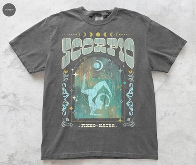 Scorpio Zodiac Vintage Comfort Tee Astrology Horoscope Birthday Gift Shirt