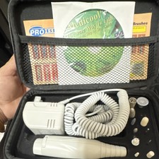 Medicool PRO BIT Electric Nail File & Drill Kit, Bits, Case, Instructional DVD