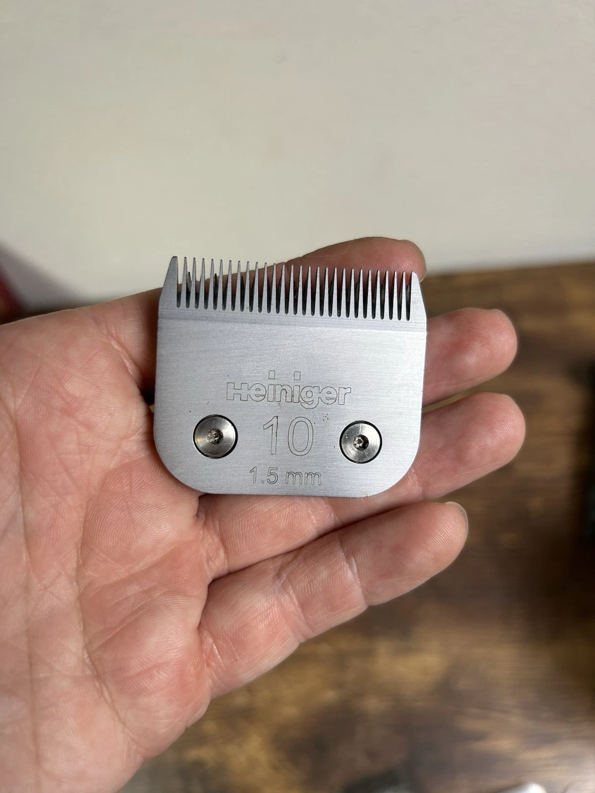 Heiniger Clipper Blade #10 - 1.5mm Dog Pet Grooming
