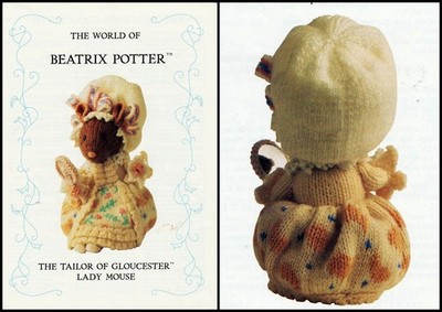 ALAN DART BEATRIX POTTER SCHNEIDERIN VON GLOUCESTER LADY MOUSE STRICKMUSTER