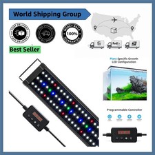 Energy Efficient LED Aquarium Light with Sunrise/Sunset Effects, 30-36 Inch